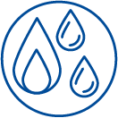 oil gas blue icon
